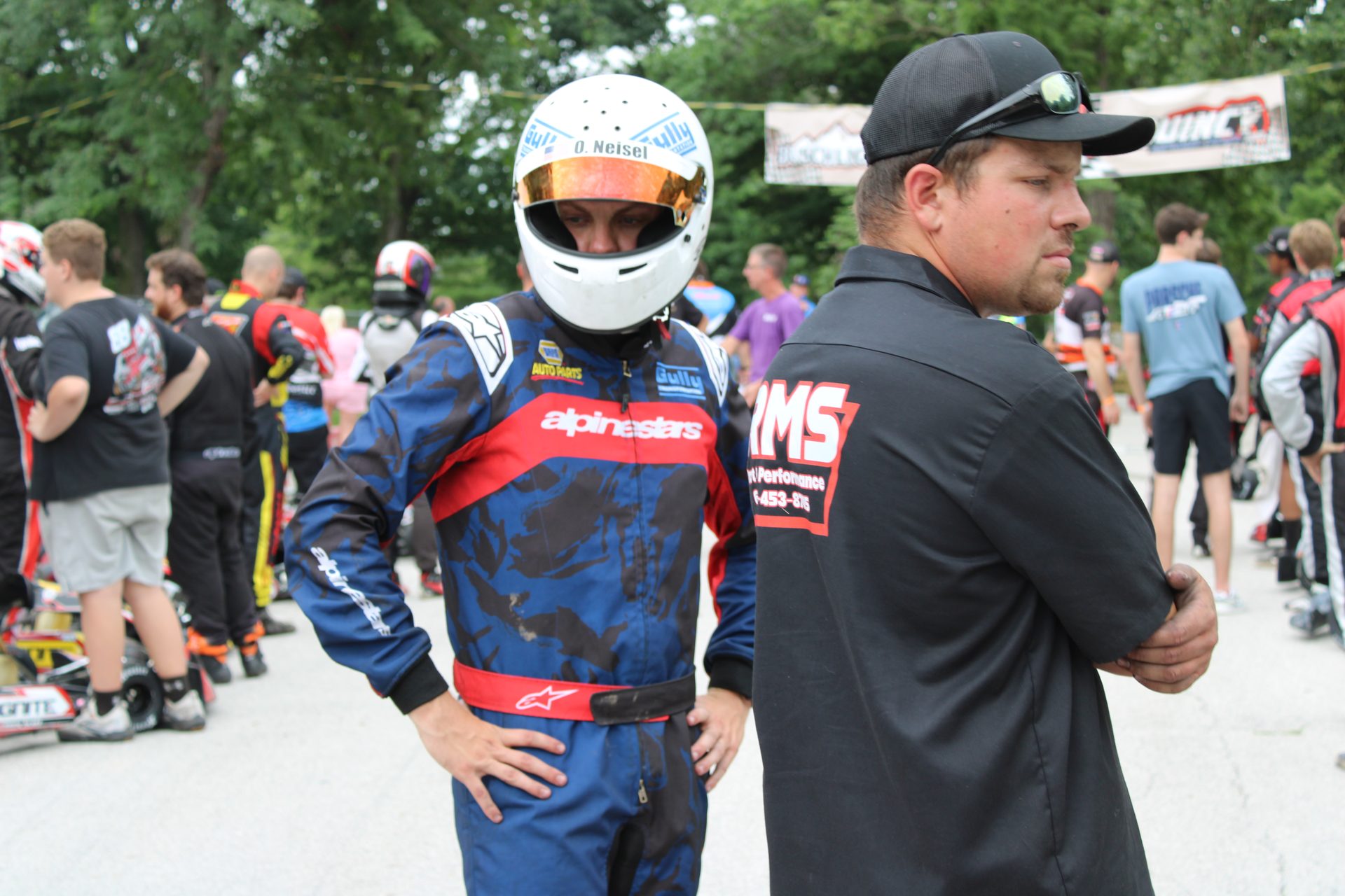 Owen Neisel with RMS Kart Performance at the Quincy Grand Prix