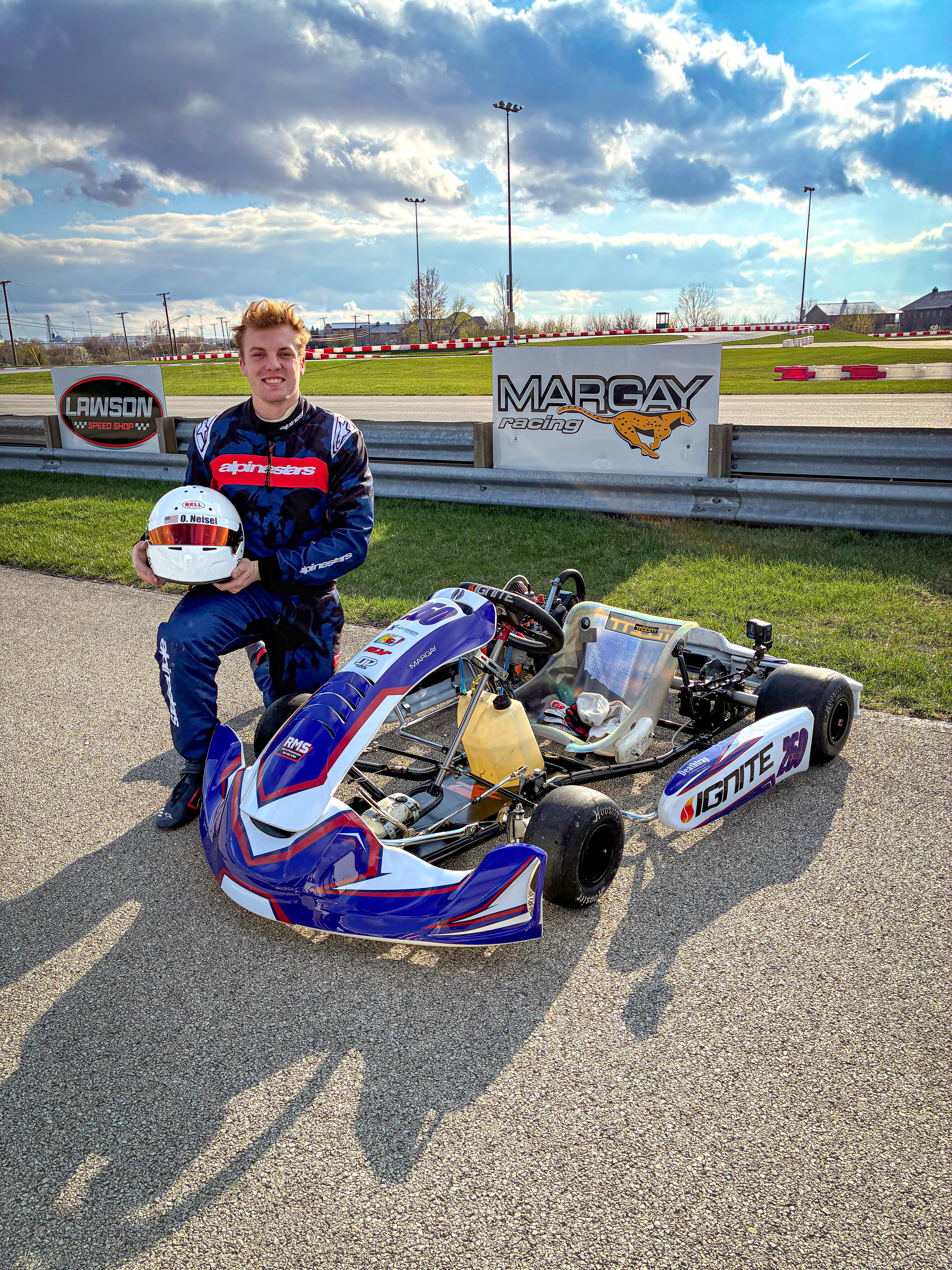 Owen Neisel kart racing
